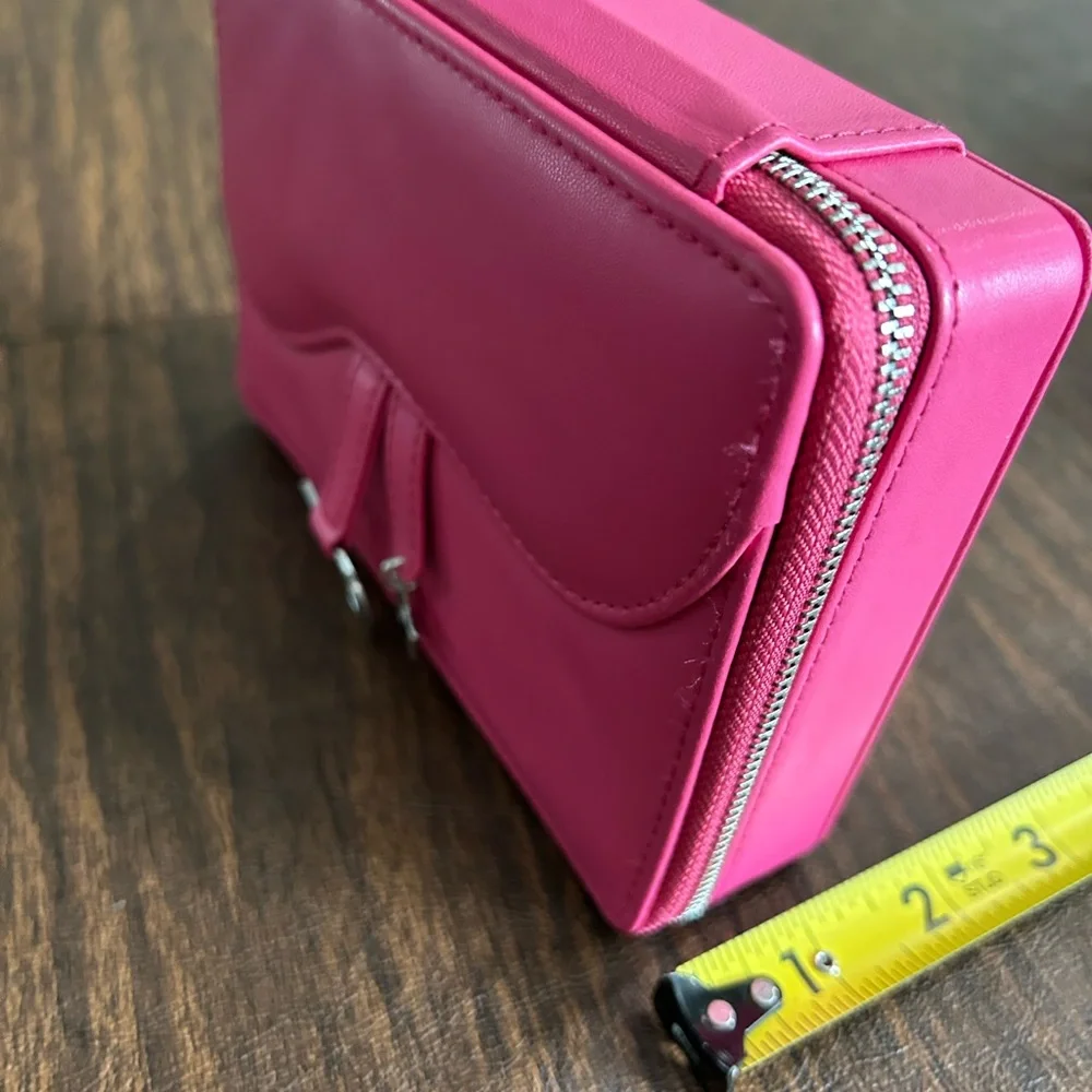 Dior pink vanity make-up case with mirror
